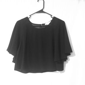 Stylish Black Crop Top