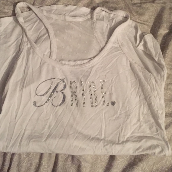 Bride tank top