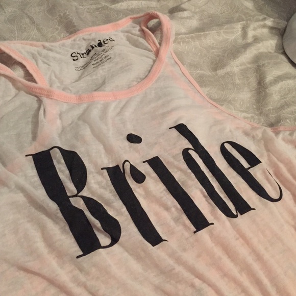 Bride tank top