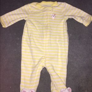 Carter's NB Yellow Mouse Pajama