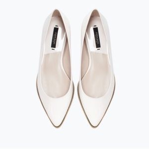 Ivory Zara flats - will trade for size 7!!!