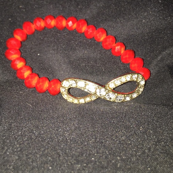 Red infinity bracelet!