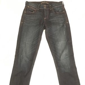Express dark wash skinny jeggings