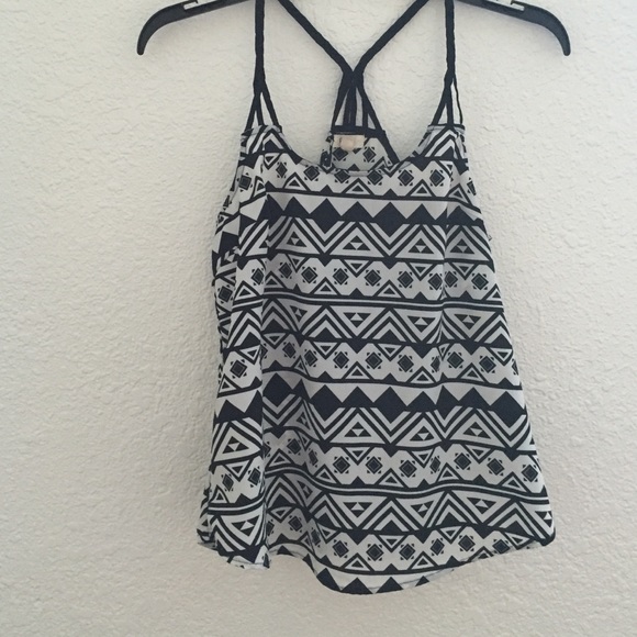 Aztec print blouse