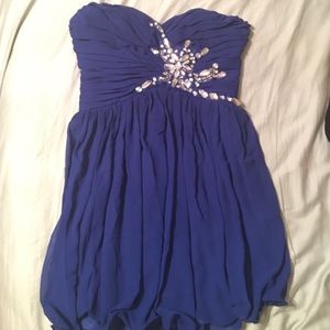 Blue homecoming/party dress