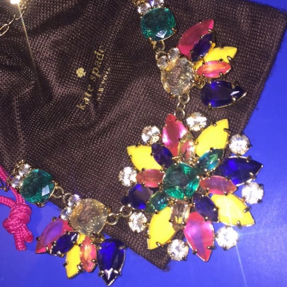 Kate Spade statement multicolor necklace