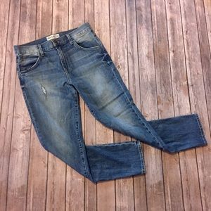 Wildfox Wish Mid Rise Slim Boyfriend Jean Size 25