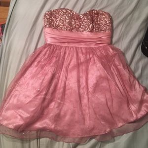 Pink homecoming/party dress