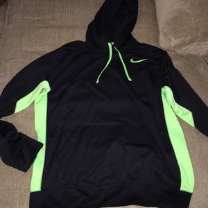 Nike neon therma-fit hoody