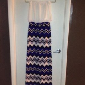 NEW Chevron maxi dress