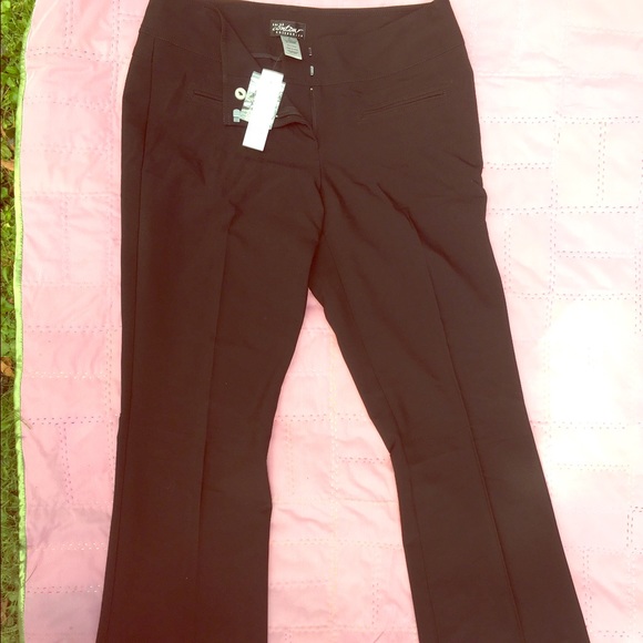 Cache contour black slacks business pants