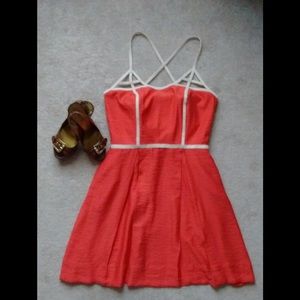 💕Jessica Simpson Red Strappy Dress Size 4💕