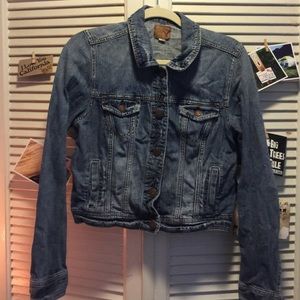 American Eagle Outfitters Denim Jacket Size Large