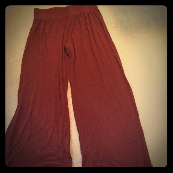 Burgundy brown pants