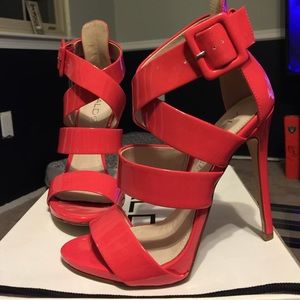 ALVARA coral Aldo strappy pump