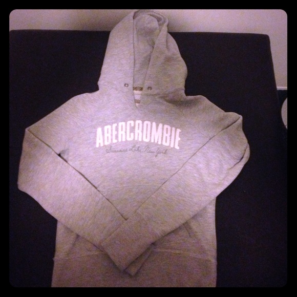 Grey Abercrombie hoodie
