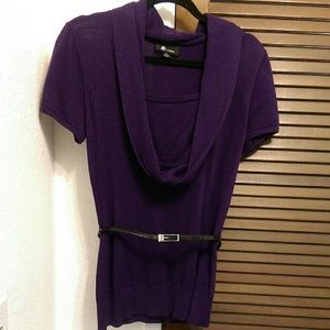 Women's purple sweater
