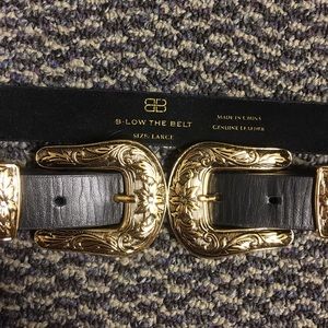 Black and gold baby Bri bri belt