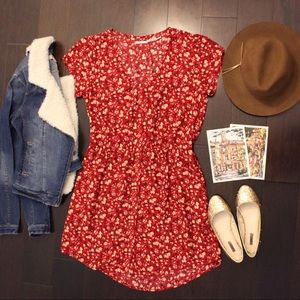 Silky Sabrina Shirtdress