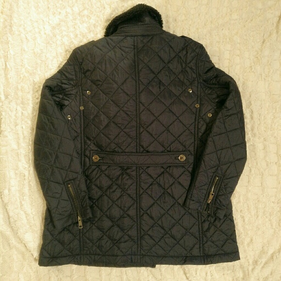 SOLD Burberry Brit quilted Zip Jacket - Picture 2 of 4