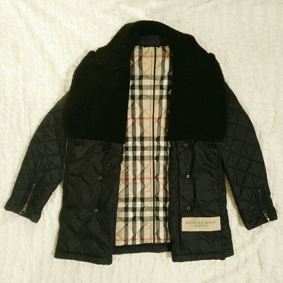 SOLD Burberry Brit quilted Zip Jacket - Picture 3 of 4