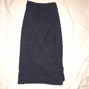 🛍 J crew navy blue pencil skirt 🛍