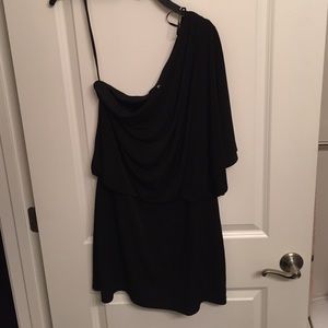 Black off the shoulder dress
