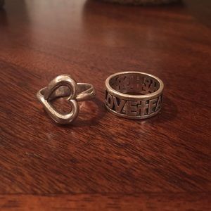 James Avery ring set