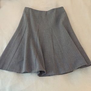 The Limited grey flair skirt