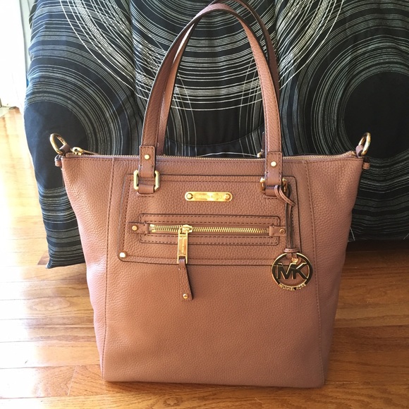 $398 Michael kors dusty rose tote