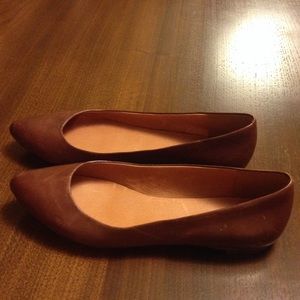 Madewell Sidewalk Skimmer Leather Flats