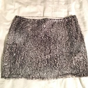 Short mini sequin guess skirt