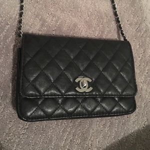Chanel purse, not real