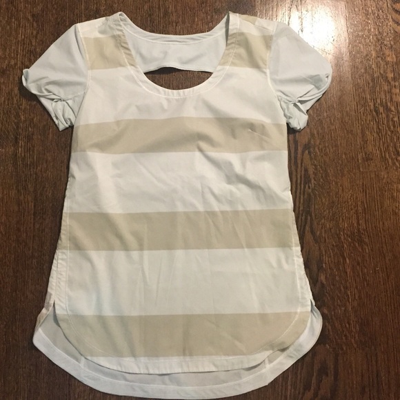 Lululemon striped tee