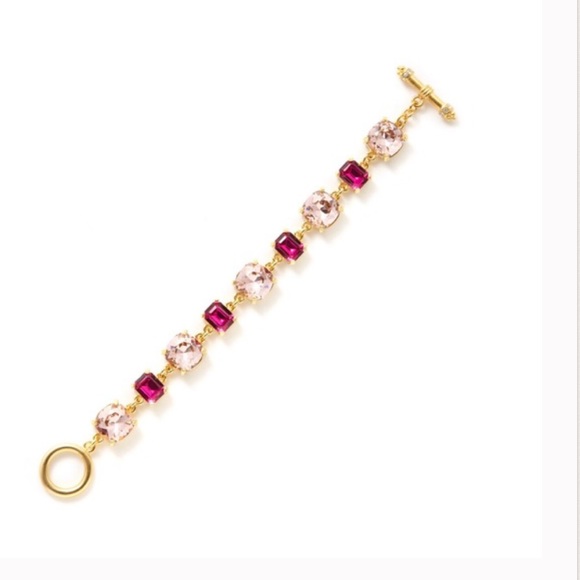 Pink crystal bracelet