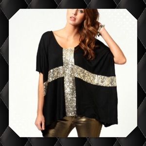 💠CLEARANCE Black Oversized Top PRICE FIRM💠💠