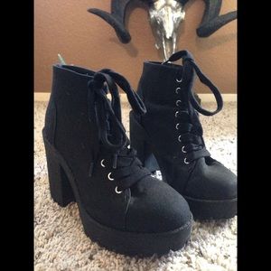 Black booties