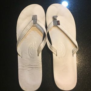 White Rainbow sandals