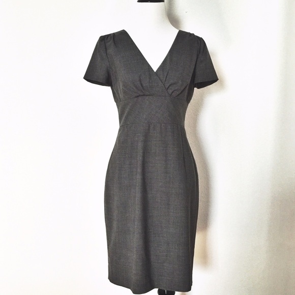 Banana Republic Grey Wool Dress