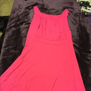 Pink sleeveless dress