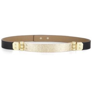 BCBG Max Azria Hammered Hing Belt