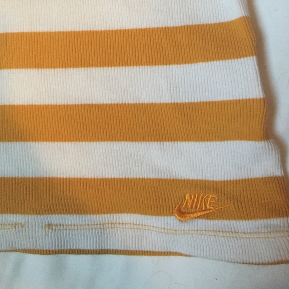 Mustard + White Vintage Nike Tank Top - Picture 4 of 8