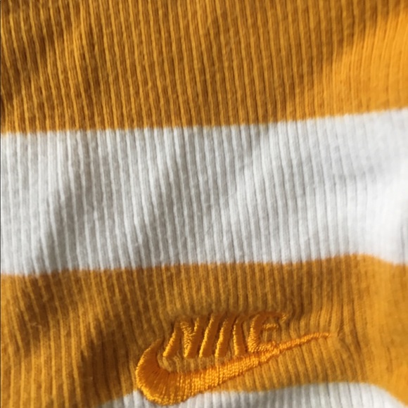 Mustard + White Vintage Nike Tank Top - Picture 8 of 8