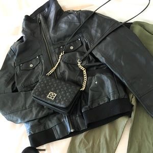 Plus Size Biker Jacket
