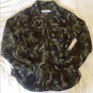 Military Shirt Camo Jacket