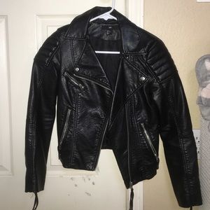 H&M leather jacket