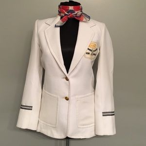Vintage White Blazer
