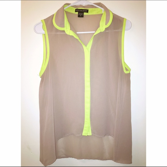 Sheer Neon Top