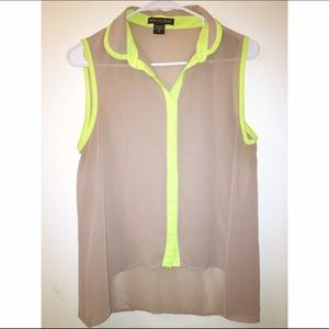Sheer Neon Top