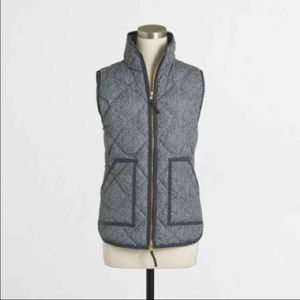 NEVER WORN JCREW FACTORY HERRINGBONE VEST
